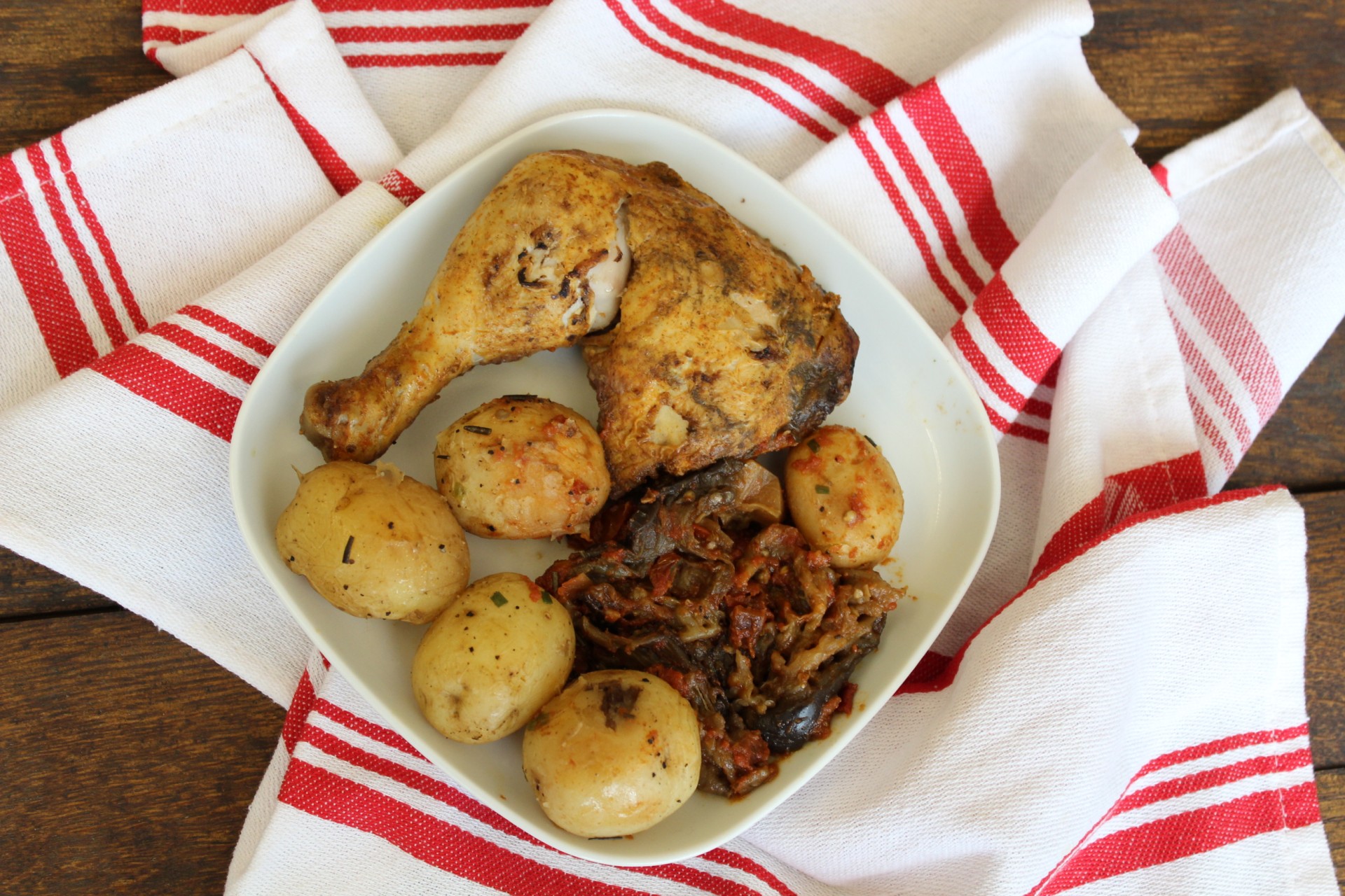Chicken and potatoes