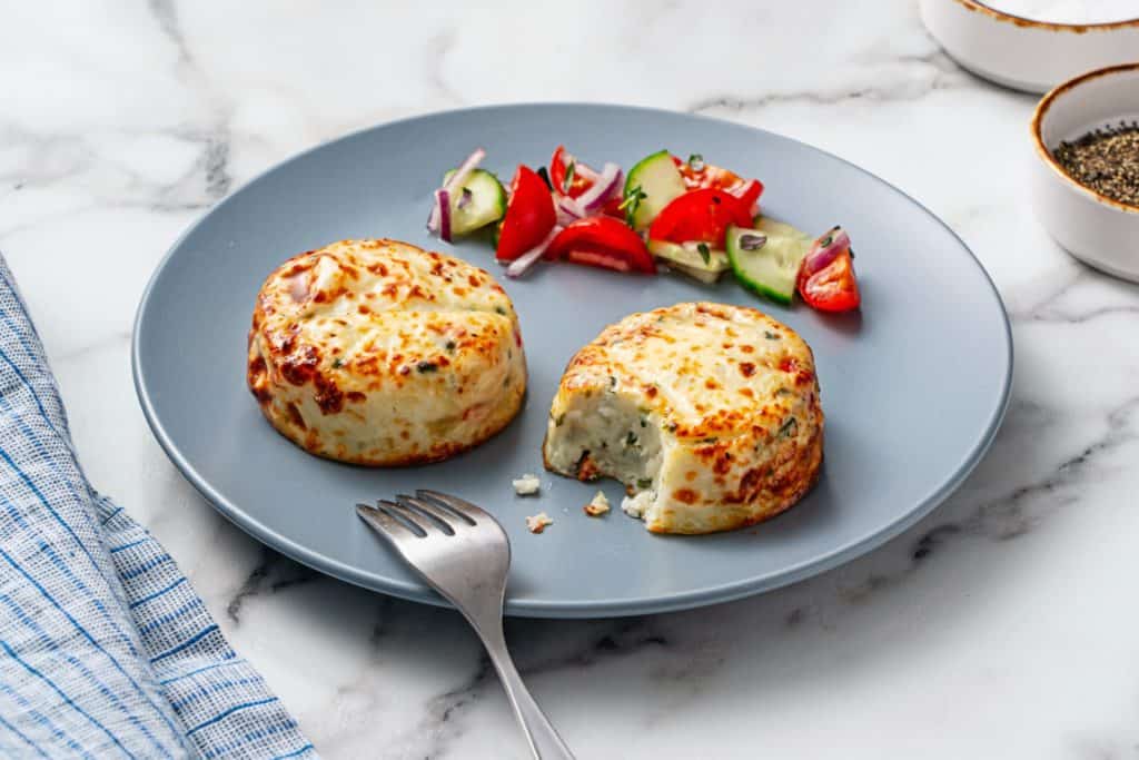 Sous Vide Egg White with Monterey Jack and Red Peppers Cuisine Solutions