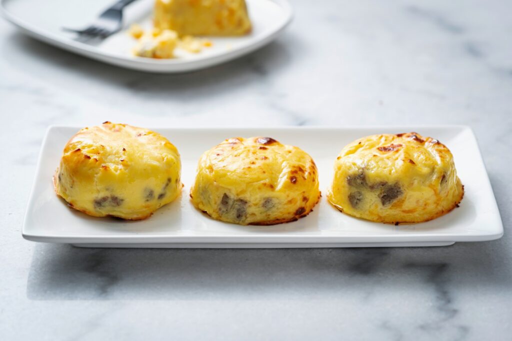 Sous Vide Egg Bite Turkey Sausage & Cheese Cuisine Solutions