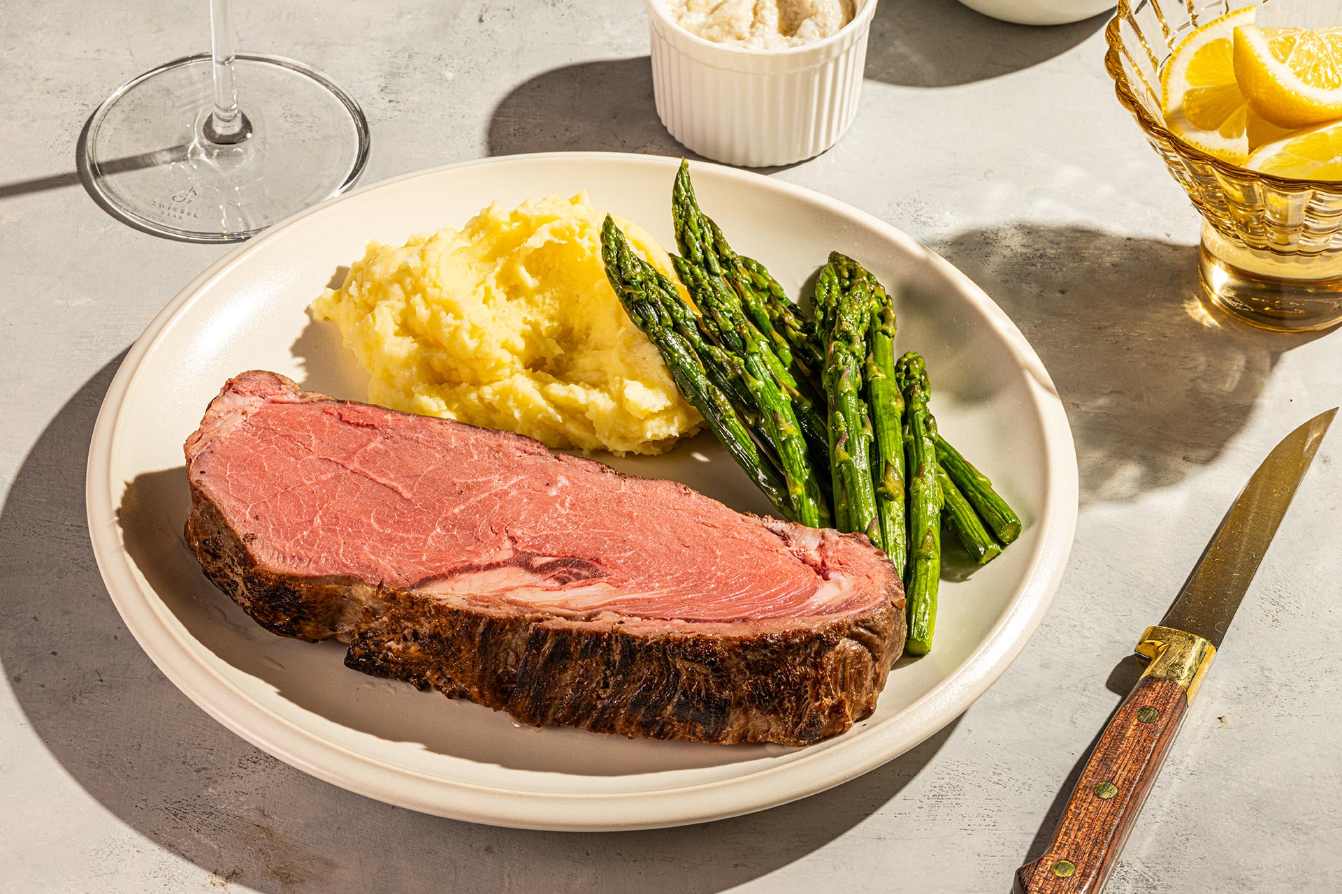 طبق على طريقة مطاعم الستيك