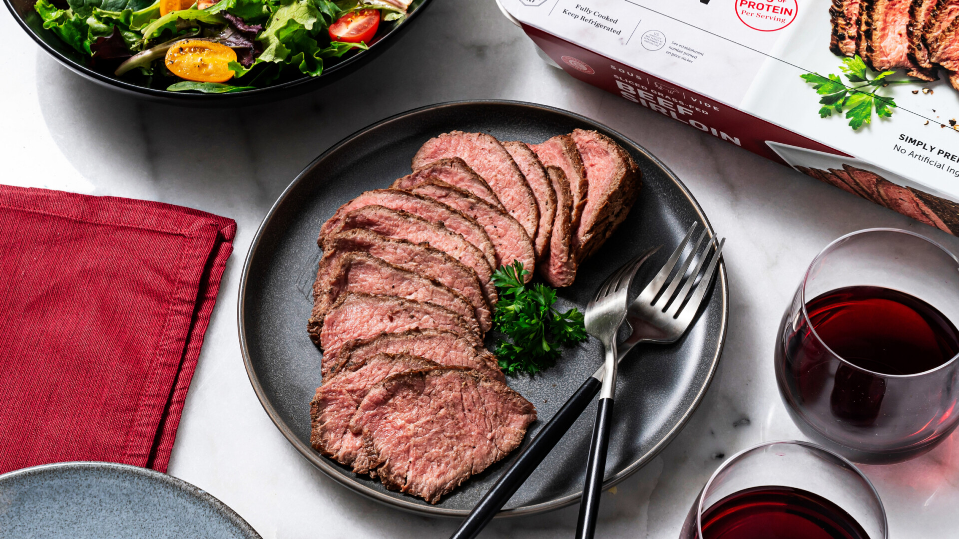 Sliced Grass-fed Beef Sirloin